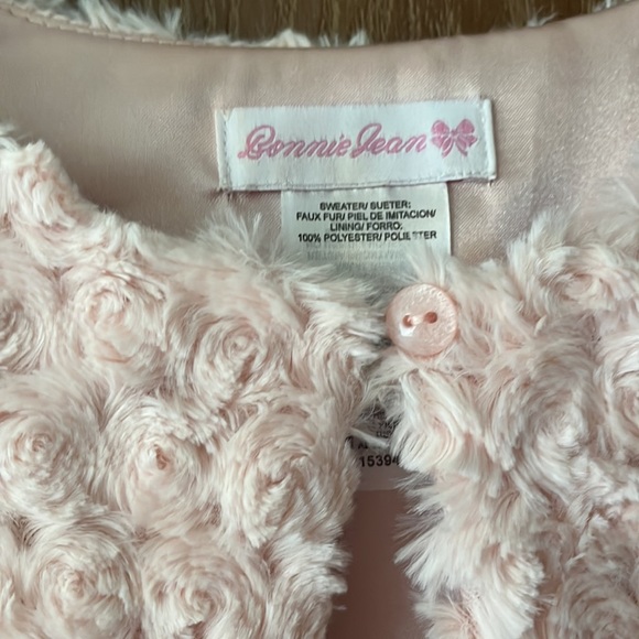 Floral belted dress and pink jacket - Picture 6 of 8